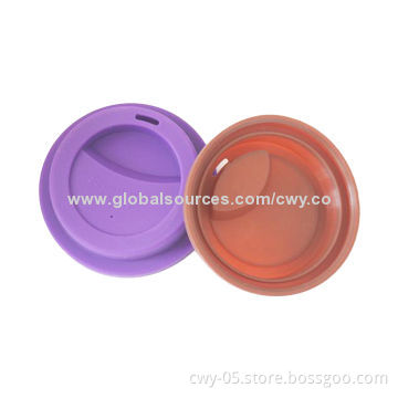 Silicone cup lid covers, made of 100% food-grade silicone